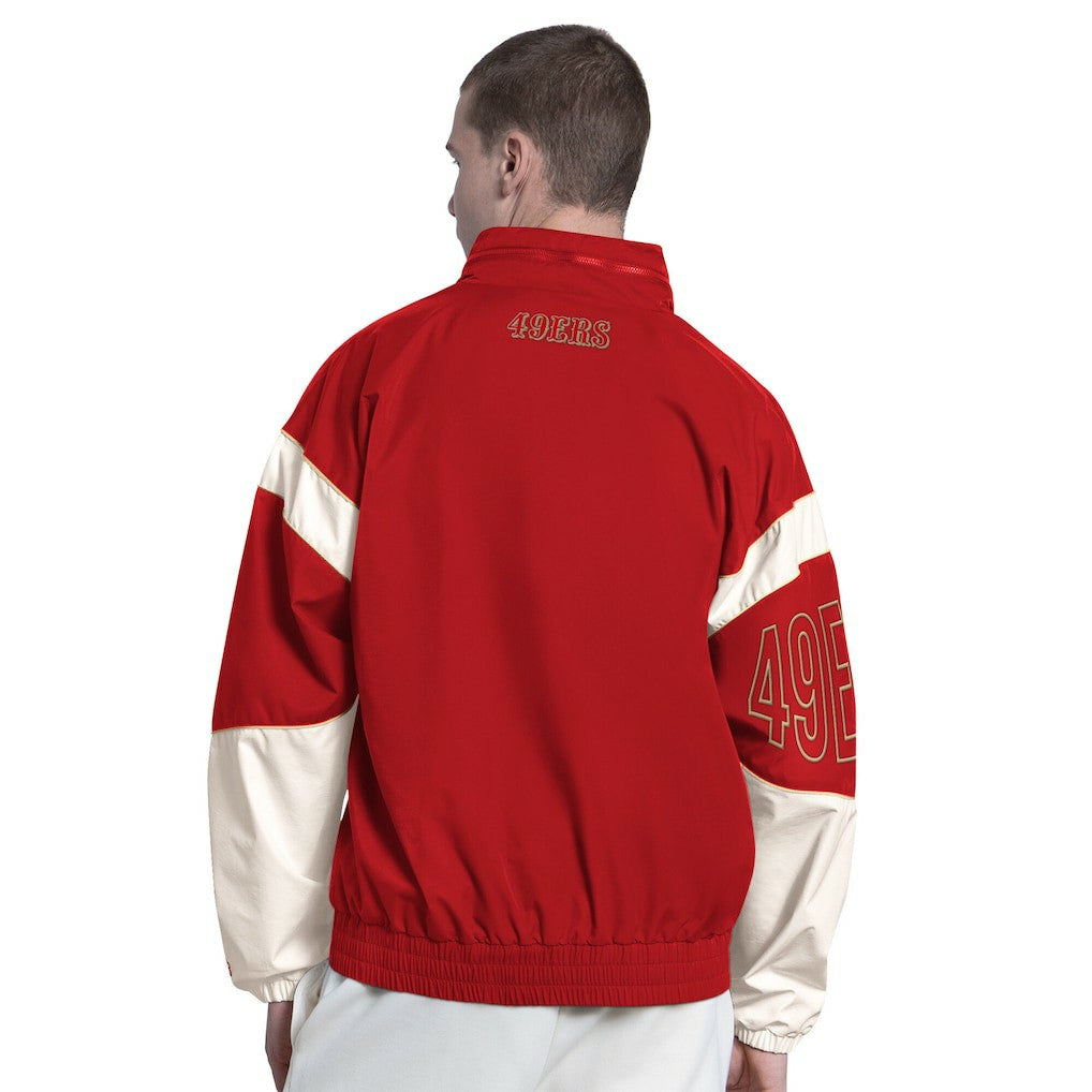 San Francisco 49ers Starter The Gust Full-Zip Hooded Jacket Scarlet | NFL