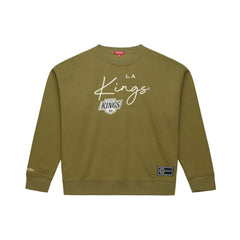 Los Angeles Kings Mitchell & Ness Women's Fleece Sweatshirt - Hunter Green - NHL