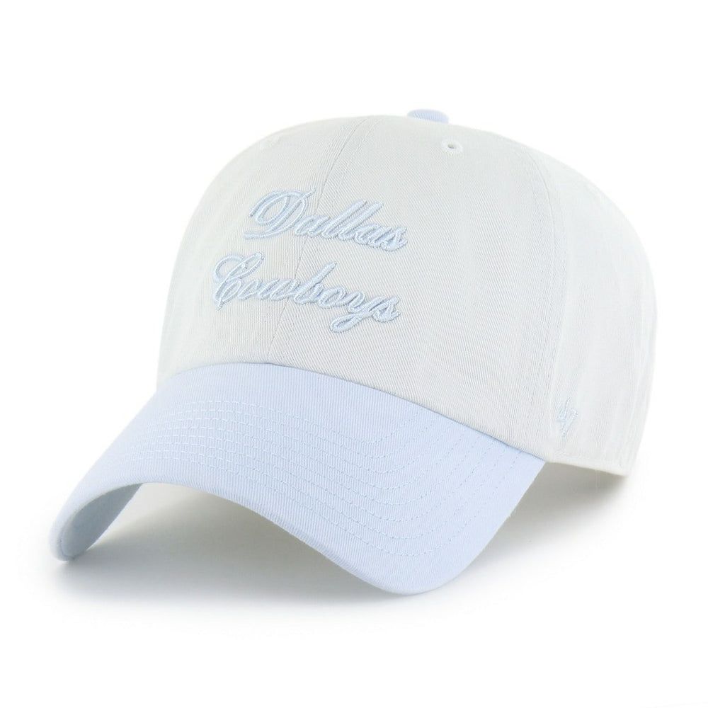 Dallas Cowboys '47 Women's Gelato Two-Tone Clean Up Adjustable Hat White | 47 brand