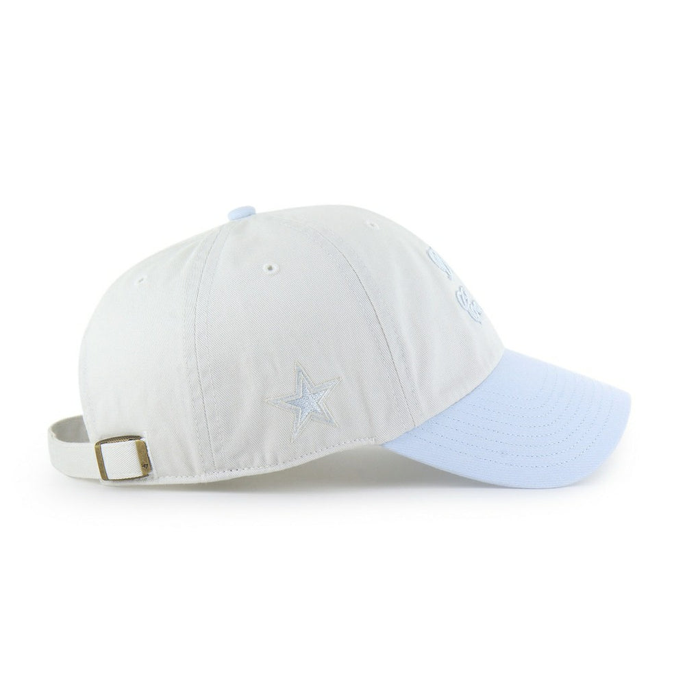 Dallas Cowboys '47 Women's Gelato Two-Tone Clean Up Adjustable Hat White | 47 brand