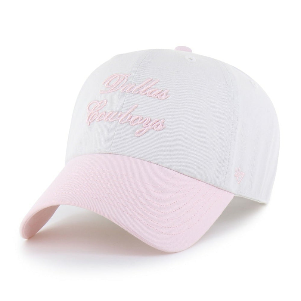 Dallas Cowboys '47 Women's Gelato Two-Tone Clean Up Adjustable Hat White | 47 brand