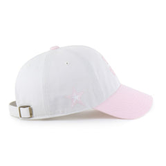 Dallas Cowboys '47 Women's Gelato Two-Tone Clean Up Adjustable Hat White | 47 brand