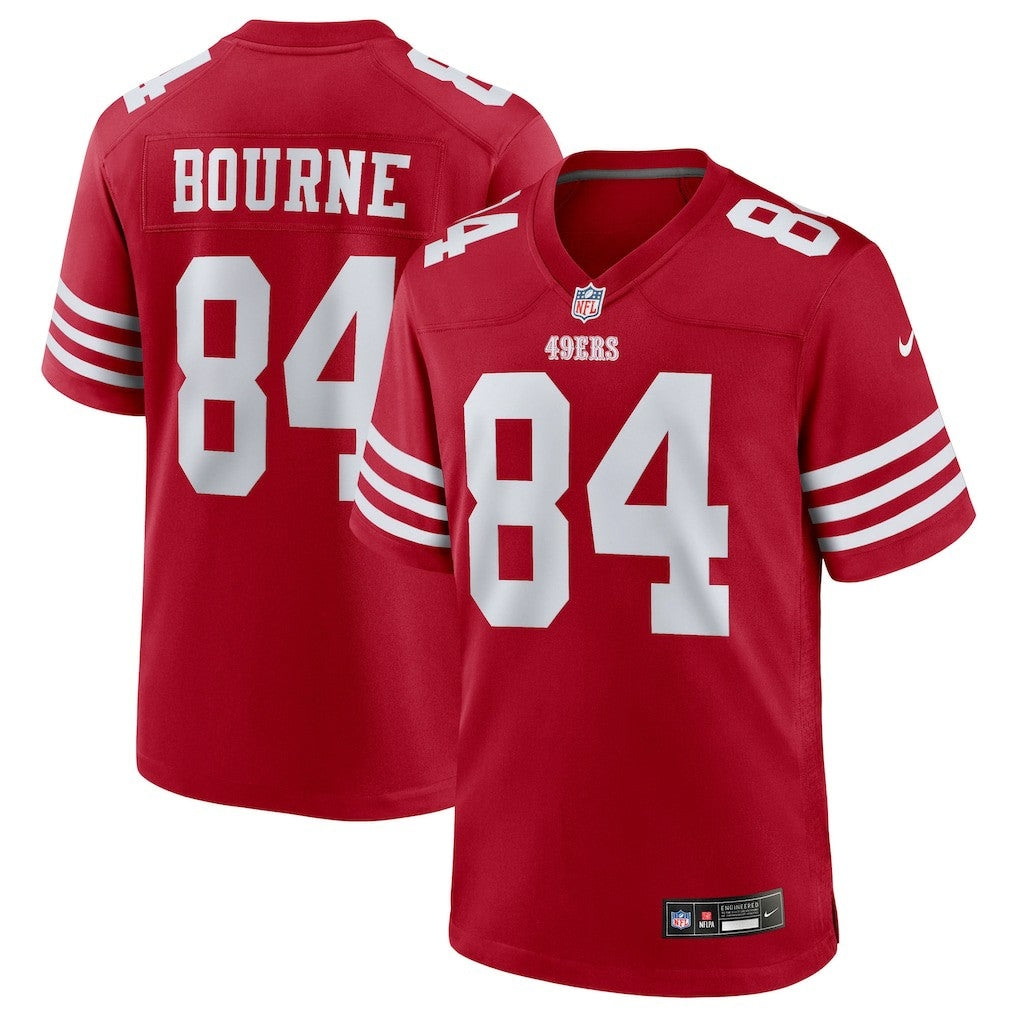 Kendrick Bourne San Francisco 49ers Team Game Jersey Scarlet | Nike for Sale