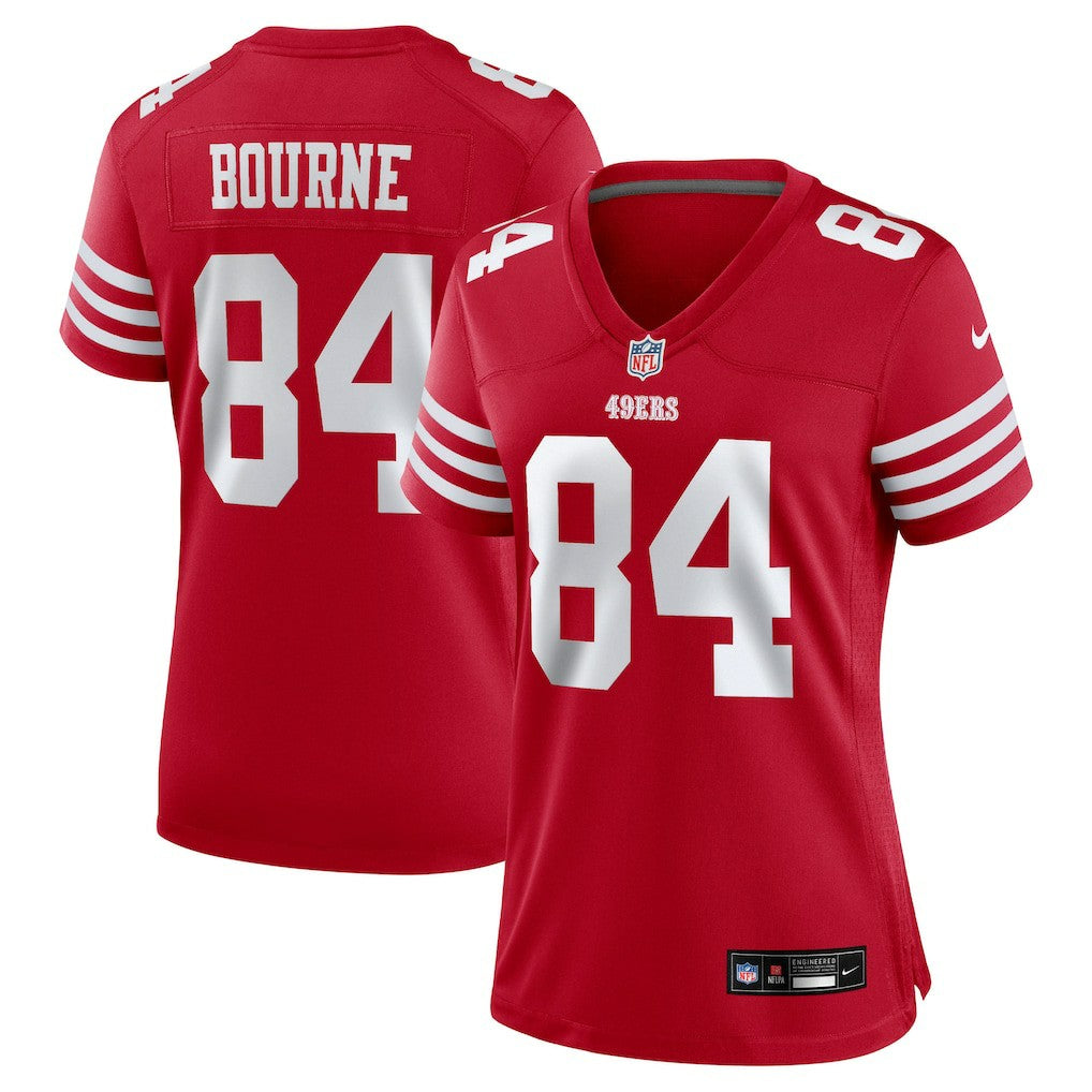 Kendrick Bourne San Francisco 49ers Women's Team Game Jersey Scarlet | Nike for Sale