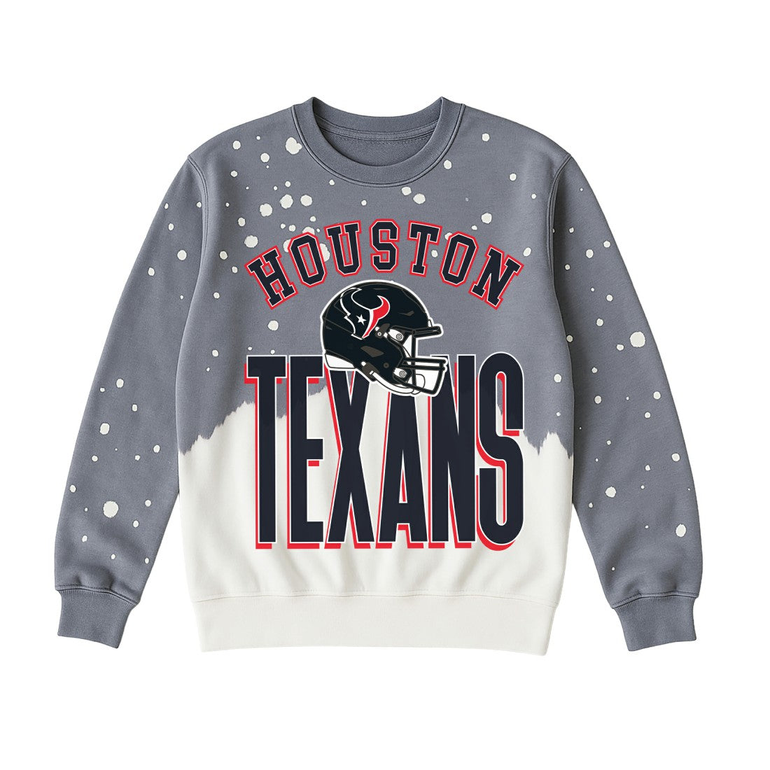 Houston Texans Gameday Couture Women's Arch Rivals Faded Wash Sweatshirt Gray | NFL