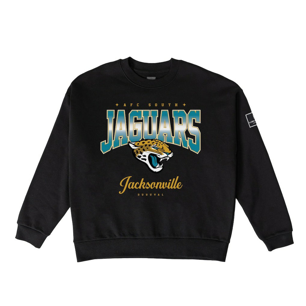 Jacksonville Jaguars Gameday Couture Women's Powerhouse Play Premium Fleece Sweatshirt Black | NFL