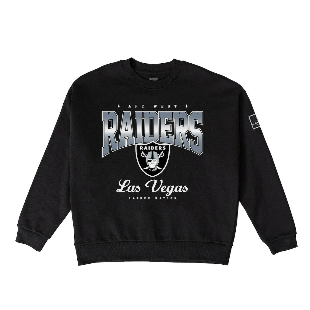 Las Vegas Raiders Gameday Couture Women's Powerhouse Play Premium Fleece Sweatshirt Black | NFL