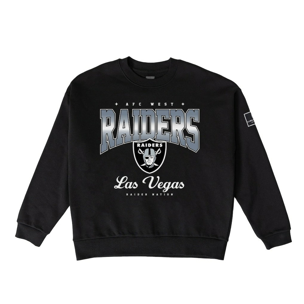 Las Vegas Raiders Gameday Couture Women's Powerhouse Play Premium Fleece Sweatshirt Black | NFL
