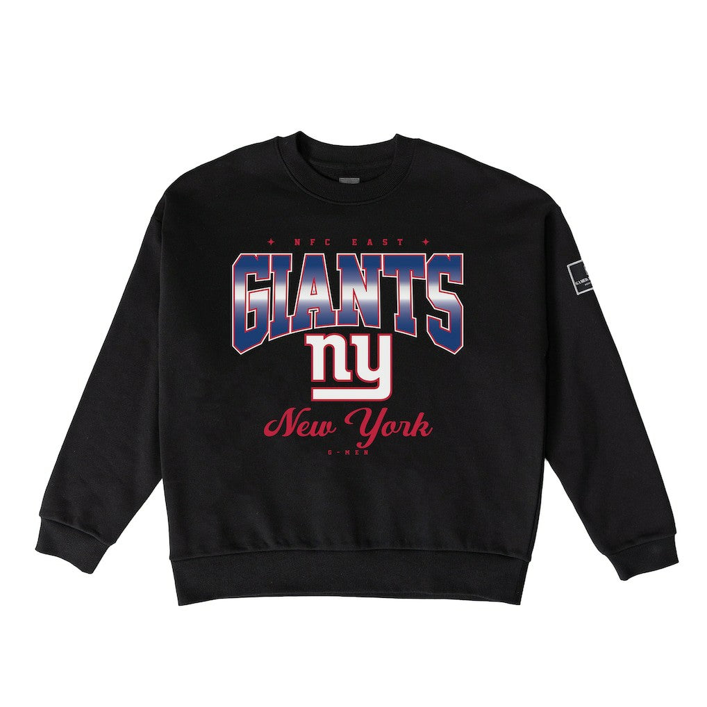 New York Giants Gameday Couture Women's Powerhouse Play Premium Fleece Sweatshirt Black | NFL