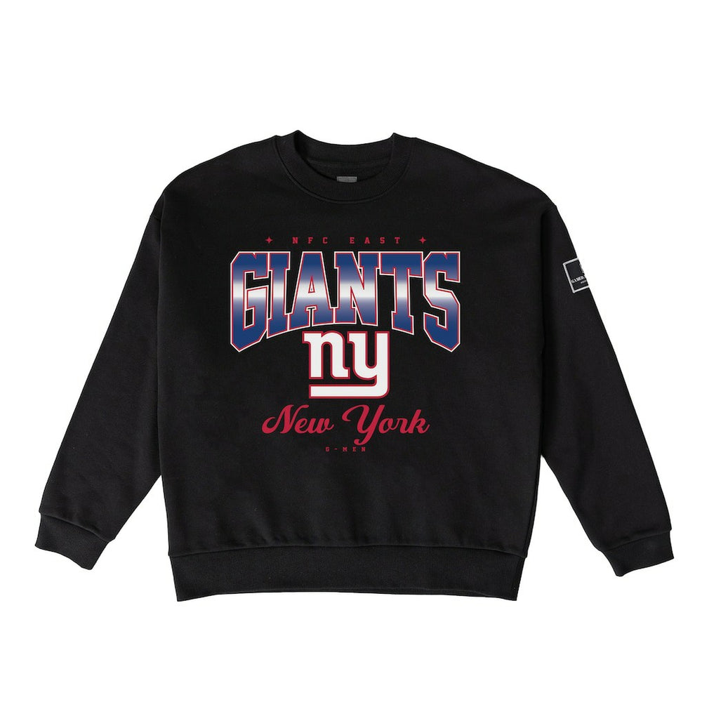 New York Giants Gameday Couture Women's Powerhouse Play Premium Fleece Sweatshirt Black | NFL