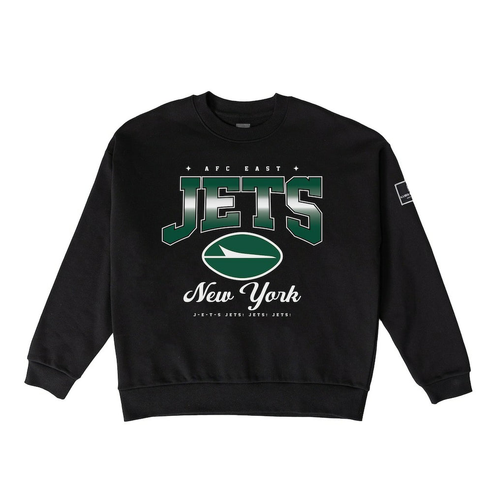 New York Jets Gameday Couture Women's Powerhouse Play Premium Fleece Sweatshirt Black | NFL