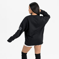 Philadelphia Eagles Gameday Couture Women's Powerhouse Play Premium Fleece Sweatshirt Black | NFL