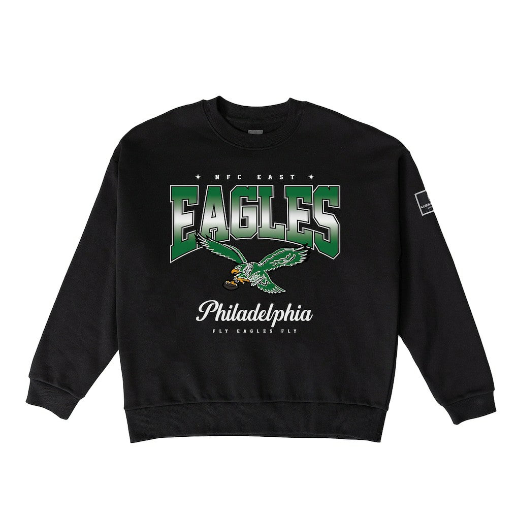 Philadelphia Eagles Gameday Couture Women's Powerhouse Play Premium Fleece Sweatshirt Black | NFL