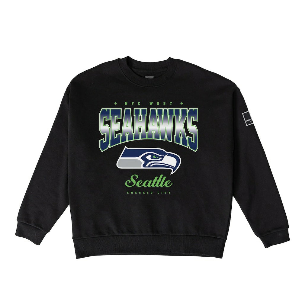 Seattle Seahawks Gameday Couture Women's Powerhouse Play Premium Fleece Sweatshirt Black | NFL