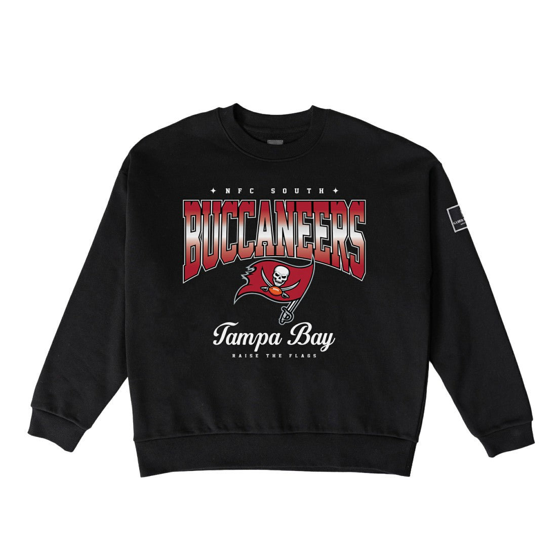 Tampa Bay Buccaneers Gameday Couture Women's Powerhouse Play Premium Fleece Sweatshirt Black | NFL