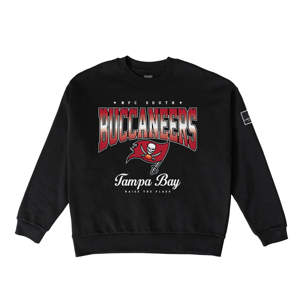 Tampa Bay Buccaneers Gameday Couture Women's Powerhouse Play Premium Fleece Sweatshirt Black | NFL
