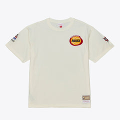 Houston Rockets Hardwood Classics Chainstitch Premium T-Shirt Cream - NBA