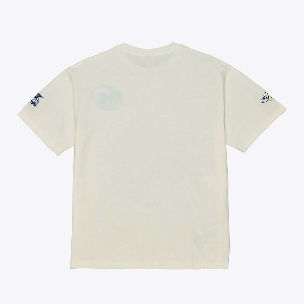 Dallas Mavericks Hardwood Classics Chainstitch Premium T-Shirt Cream - NBA