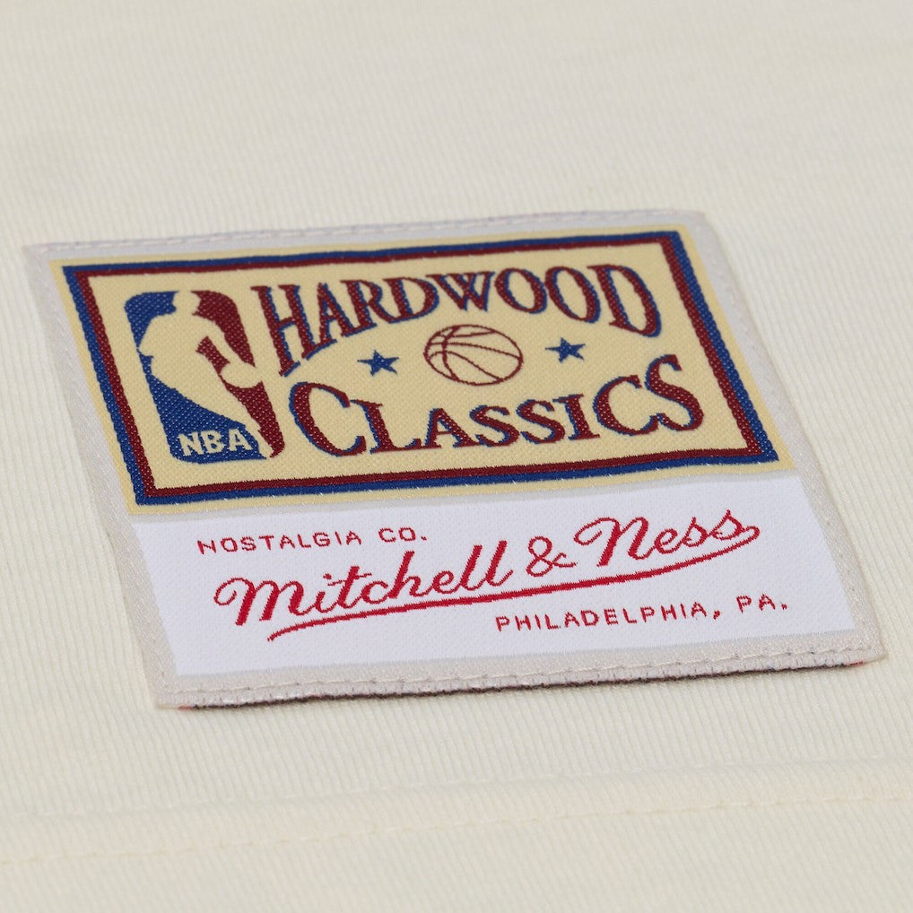 Dallas Mavericks Hardwood Classics Chainstitch Premium T-Shirt Cream - NBA