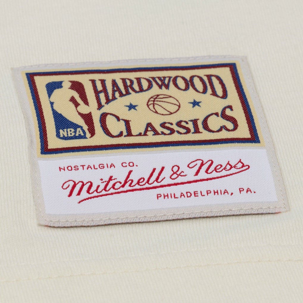 Memphis Grizzlies Hardwood Classics Chainstitch Premium T-Shirt Cream - NBA