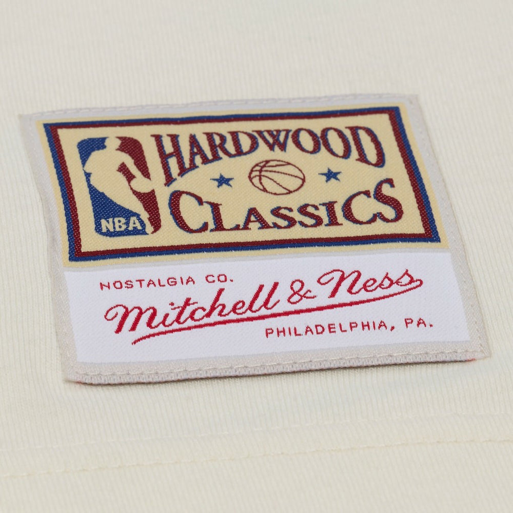 Memphis Grizzlies Hardwood Classics Chainstitch Premium T-Shirt Cream - NBA