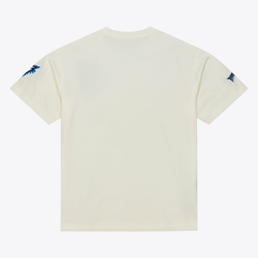 Minnesota Timberwolves Hardwood Classics Chainstitch Premium T-Shirt Cream - NBA