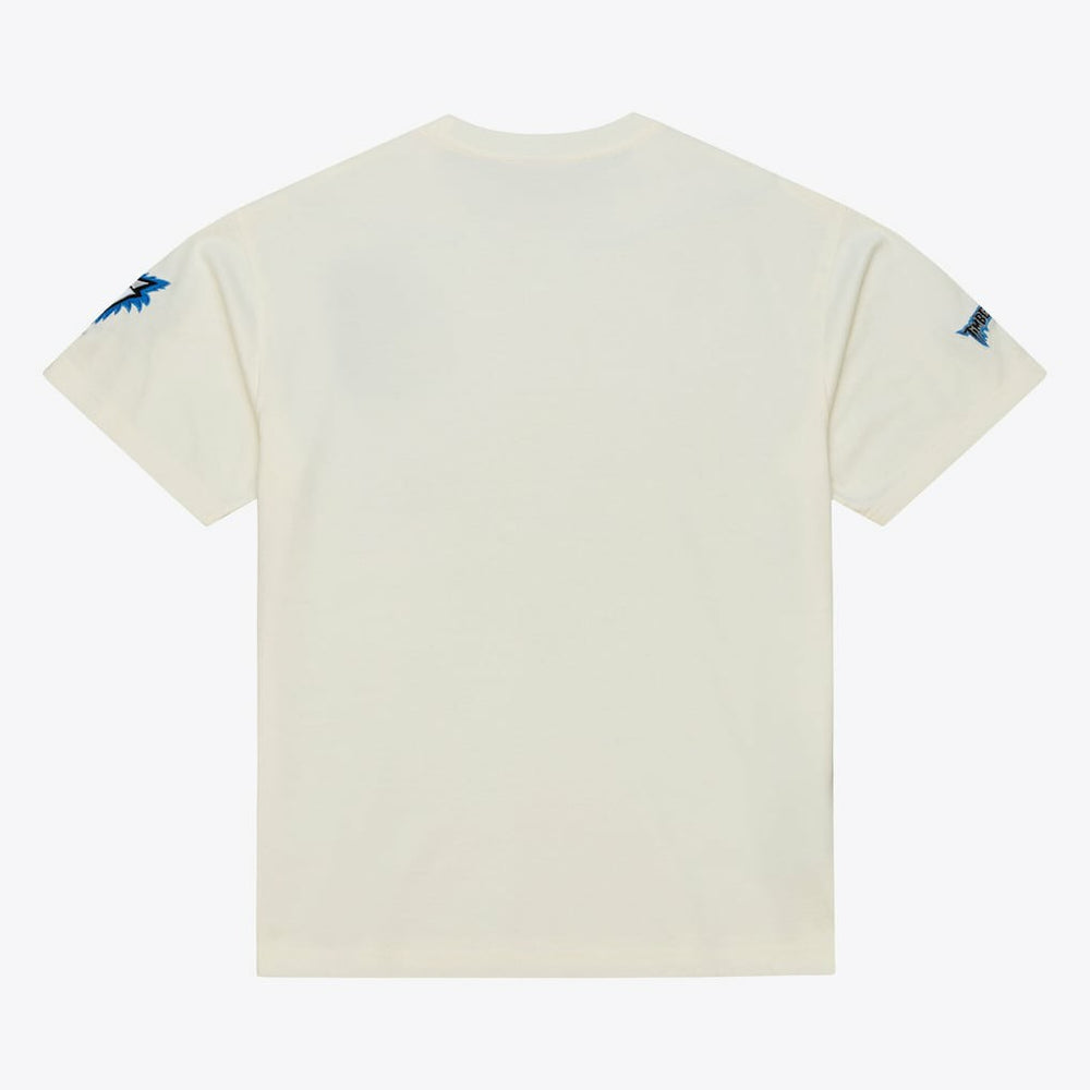Minnesota Timberwolves Hardwood Classics Chainstitch Premium T-Shirt Cream - NBA