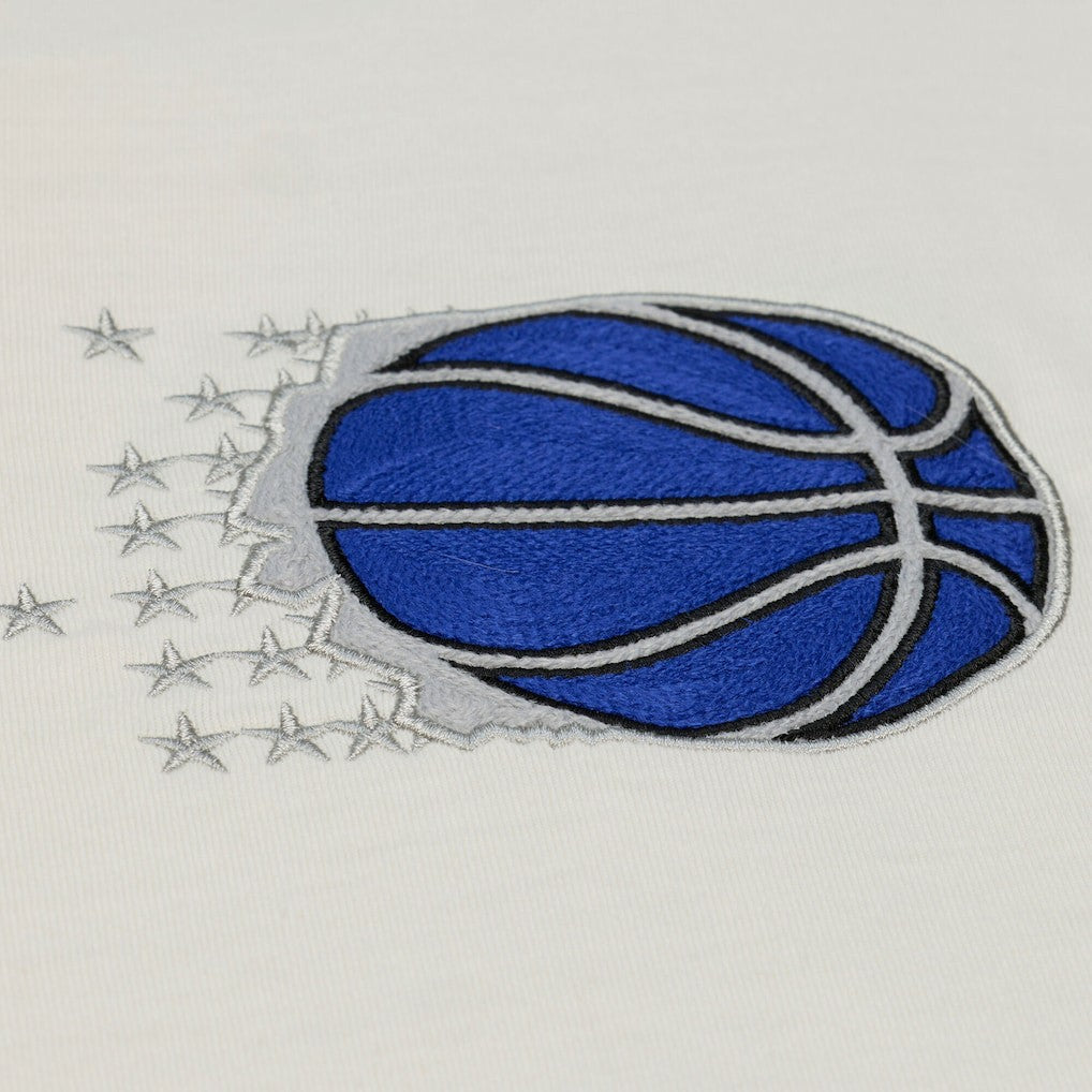Orlando Magic Hardwood Classics Chainstitch Premium T-Shirt Cream - NBA