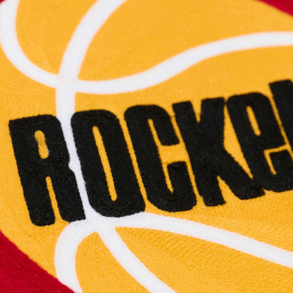 Houston Rockets Hardwood Classics Chainstitch Premium Fleece Hoodie Cream - NBA