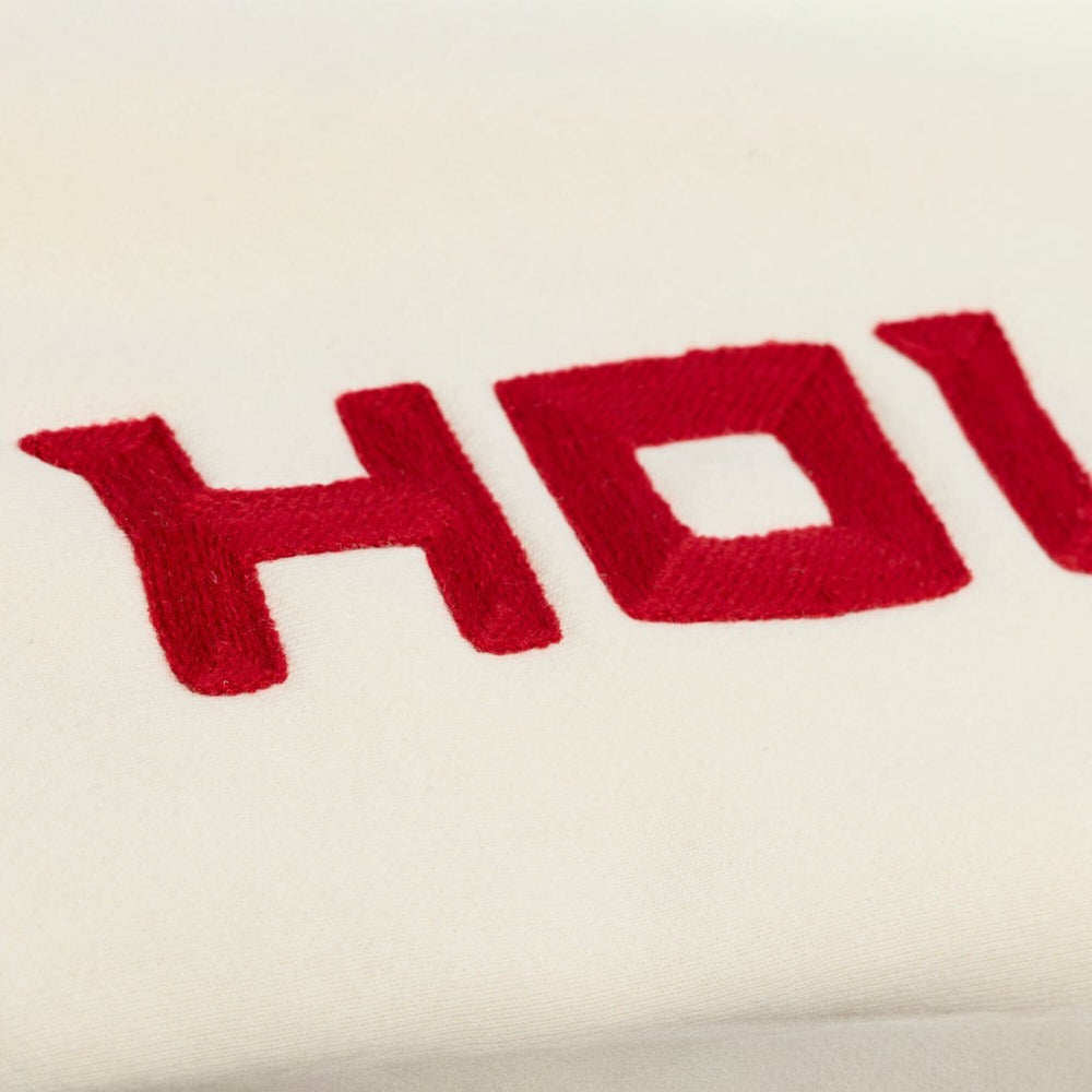 Houston Rockets Hardwood Classics Chainstitch Premium Fleece Hoodie Cream - NBA