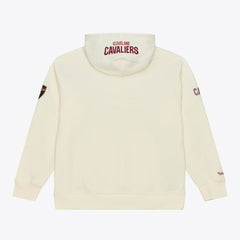 Cleveland Cavaliers Hardwood Classics Chainstitch Premium Fleece Hoodie Cream - NBA