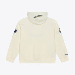 Golden State Warriors Hardwood Classics Chainstitch Premium Fleece Hoodie Cream - NBA
