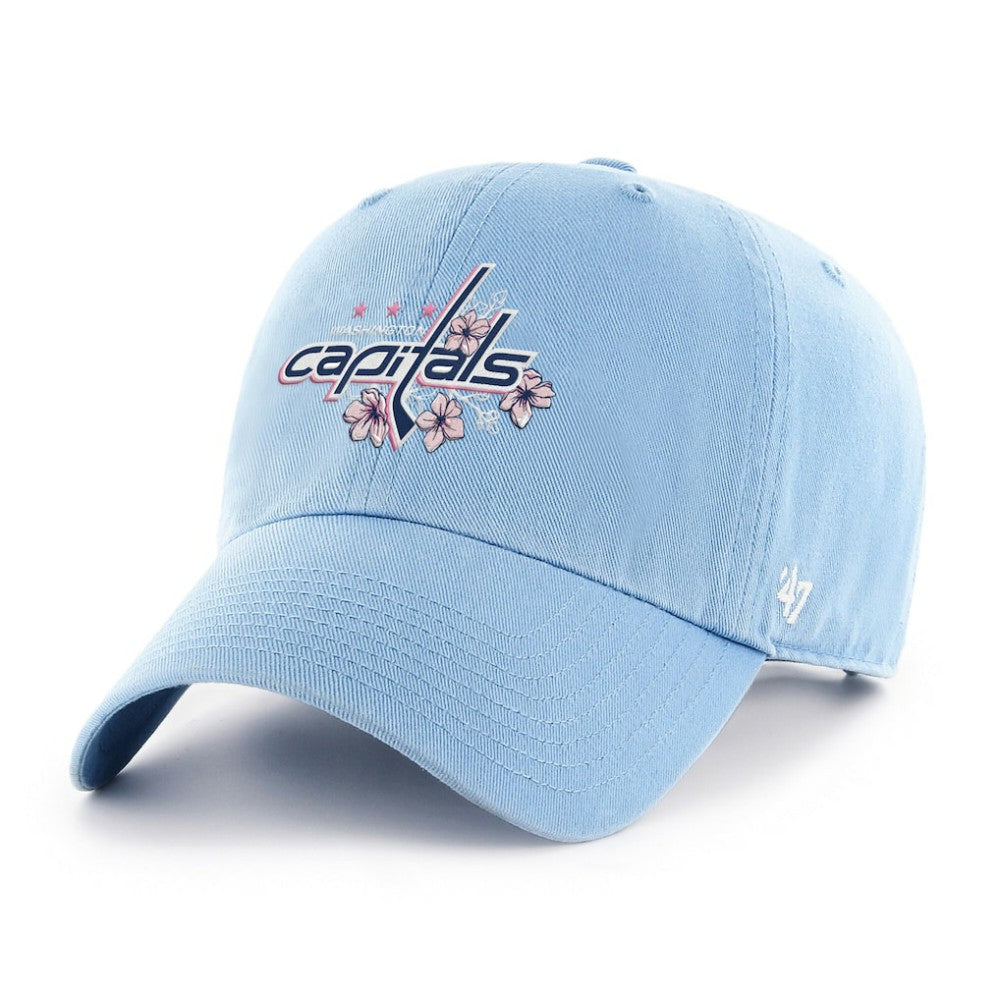 Washington Capitals '47 Cherry Blossom Alternate Clean Up Adjustable Hat - Light Blue - NHL