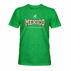 Mexico National Team 1863FC Athletic Wordmark Vintage Tri-Blend T-Shirt Green - FIFA World CUP