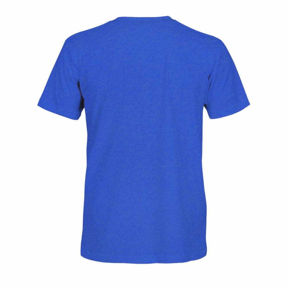 Real Madrid 1863FC Athletic Wordmark Vintage Tri-Blend T-Shirt Blue - FIFA World CUP
