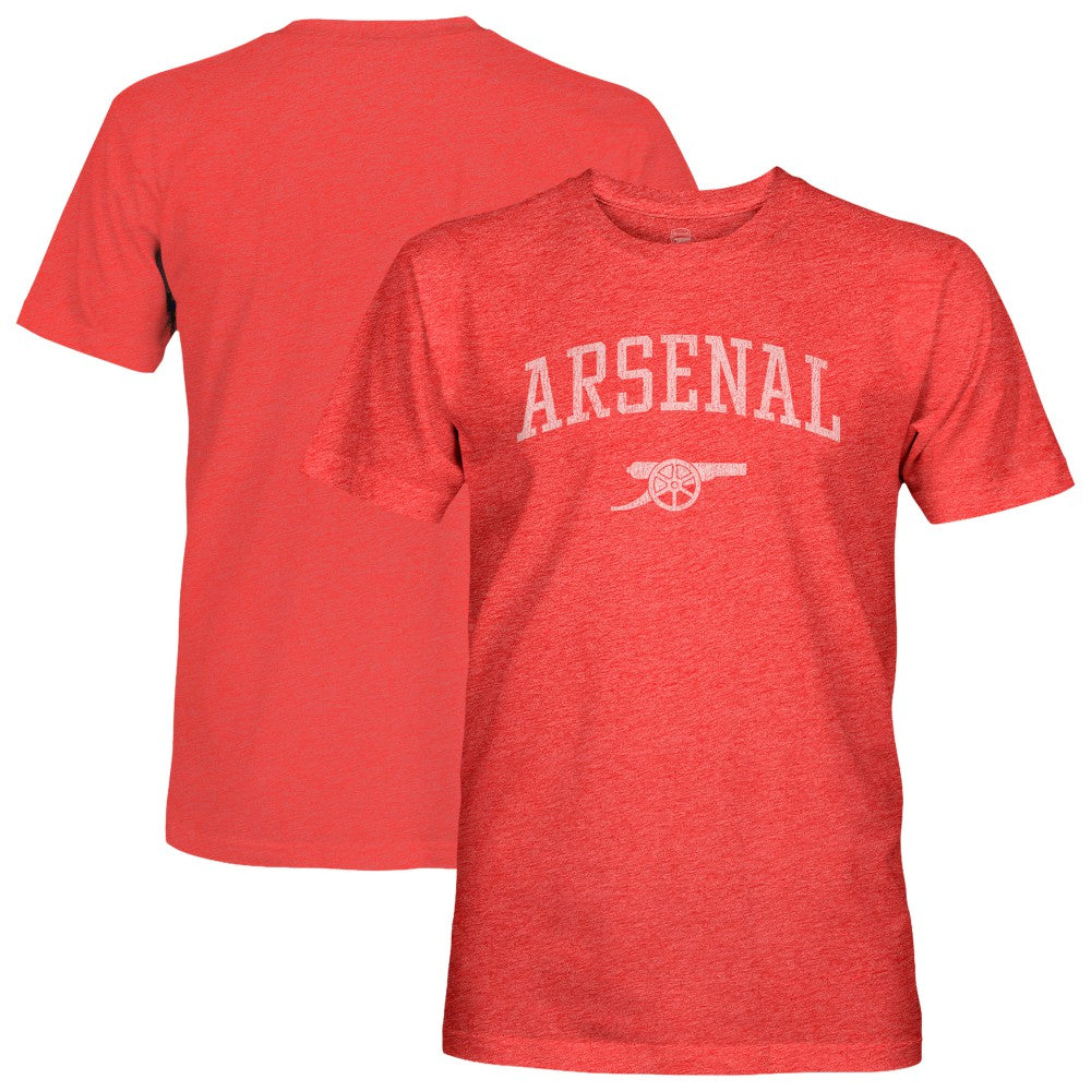 Arsenal 1863FC Athletic Wordmark Vintage Tri-Blend T-Shirt Red - FIFA World CUP