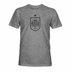 Spain National Team 1863FC Mono Badge Vintage Tri-Blend T-Shirt Gray - FIFA World CUP