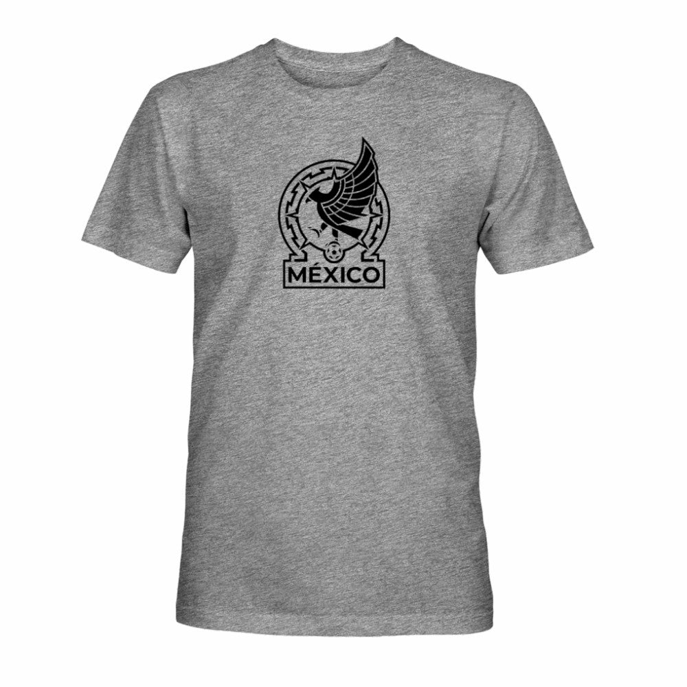 Mexico National Team 1863FC Mono Badge Vintage Tri-Blend T-Shirt Gray - FIFA World CUP