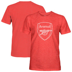 Arsenal 1863FC Mono Badge Vintage Tri-Blend T-Shirt Red - FIFA World CUP