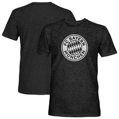 Bayern Munich 1863FC Mono Badge Vintage Tri-Blend T-Shirt Black - FIFA World CUP