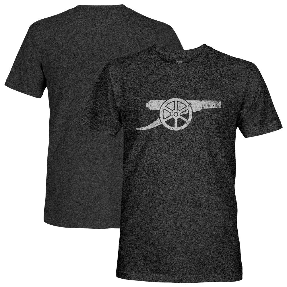 Arsenal 1863FC Mono Badge Vintage Tri-Blend T-Shirt Black - FIFA World CUP