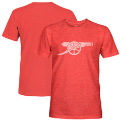Arsenal 1863FC Mono Badge Vintage Tri-Blend T-Shirt Red - FIFA World CUP