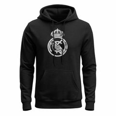 Real Madrid 1863FC Mono Badge Fleece Hoodie Black - FIFA World CUP