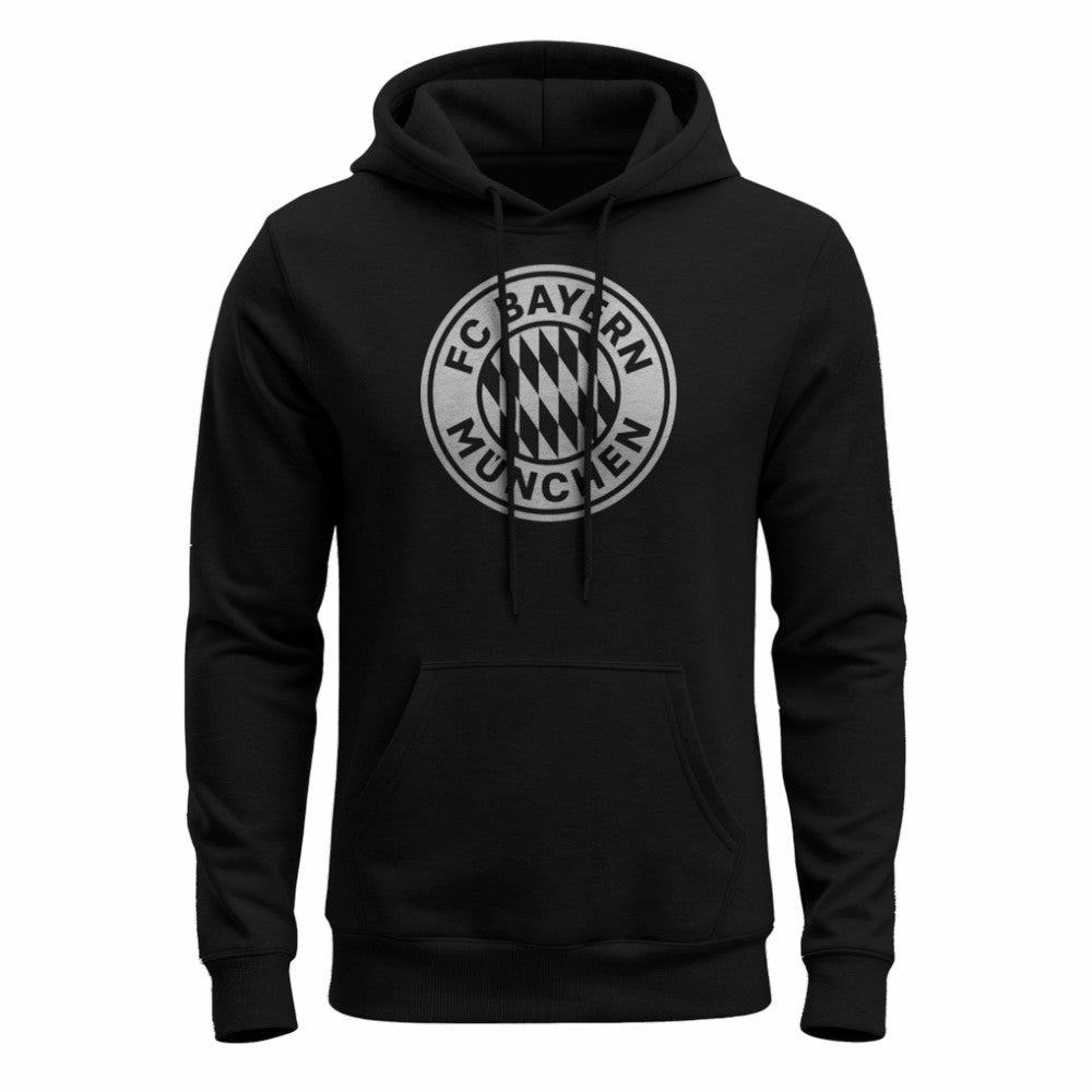 Bayern Munich 1863FC Mono Badge Fleece Hoodie Black - FIFA World CUP