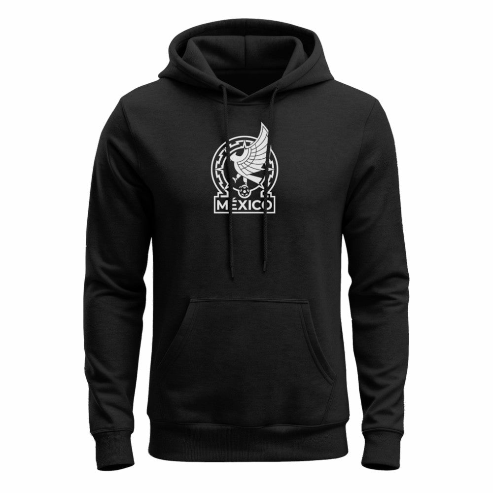 Mexico National Team 1863FC Mono Badge Fleece Hoodie Black - FIFA World CUP