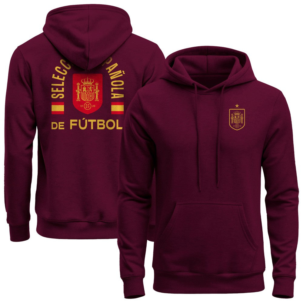 Spain National Team 1863FC True Glory Fleece Hoodie Maroon - FIFA World CUP