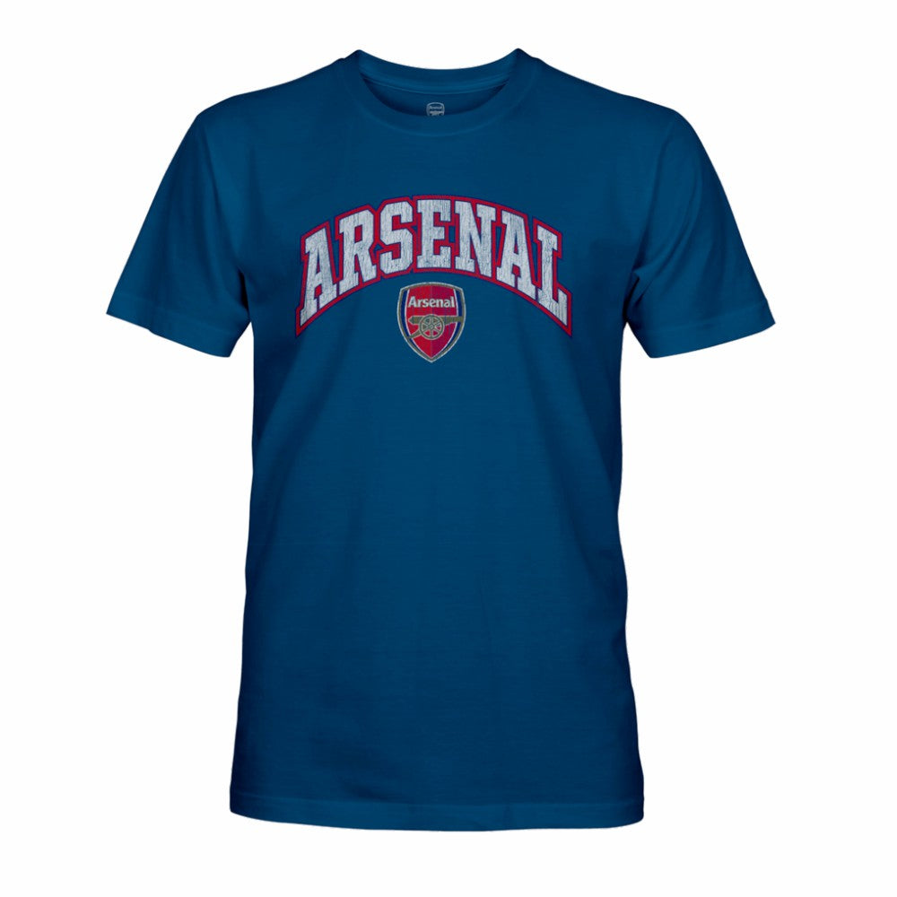 Arsenal 1863FC Wordmark Cotton T-Shirt Blue - FIFA World CUP