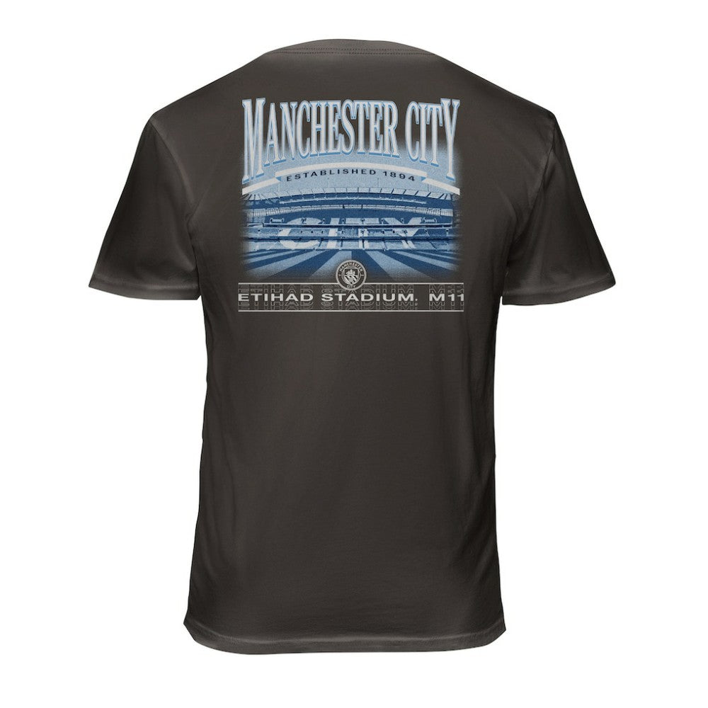 Manchester City 1863FC Wordmark Cotton T-Shirt Gray - FIFA World CUP