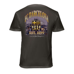 Barcelona 1863FC Wordmark Cotton T-Shirt Gray - FIFA World CUP