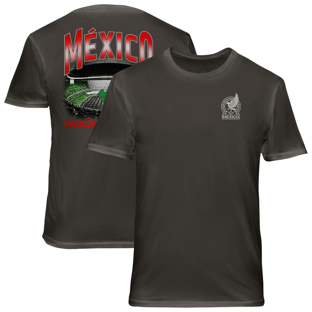 Mexico National Team 1863FC Wordmark Cotton T-Shirt Gray - FIFA World CUP